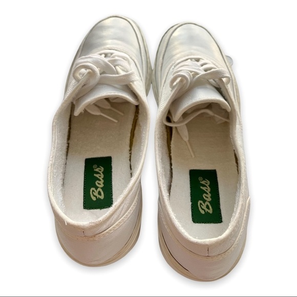 Vintage G.H. Bass White Leather Oxford Sneakers – Moc Toe Walkers 1980s-90s EUC - Picture 7 of 12